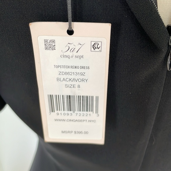 Cinq a’ Sept size 8 black dress - Picture 10 of 10